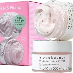 Alpyn Peel & Plump Set | Wild Huckleberry Polishing Peel & Melt Moisturizer $70